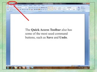 Microsoft Word…is a word processor.  A word processor is software you can use to produce documents, including letters, reports, manuals, and newsletters.  33
