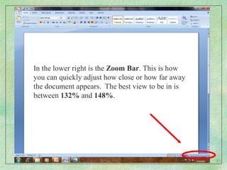 The Open command button is used when you want to open a document that you already started and saved. 40