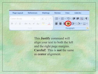 The Copy command is used for making an exact copy of words or objects that can pasted elsewhere in your document61