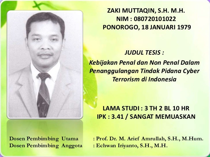 Yudisium Periode I Tahun 2011-2012