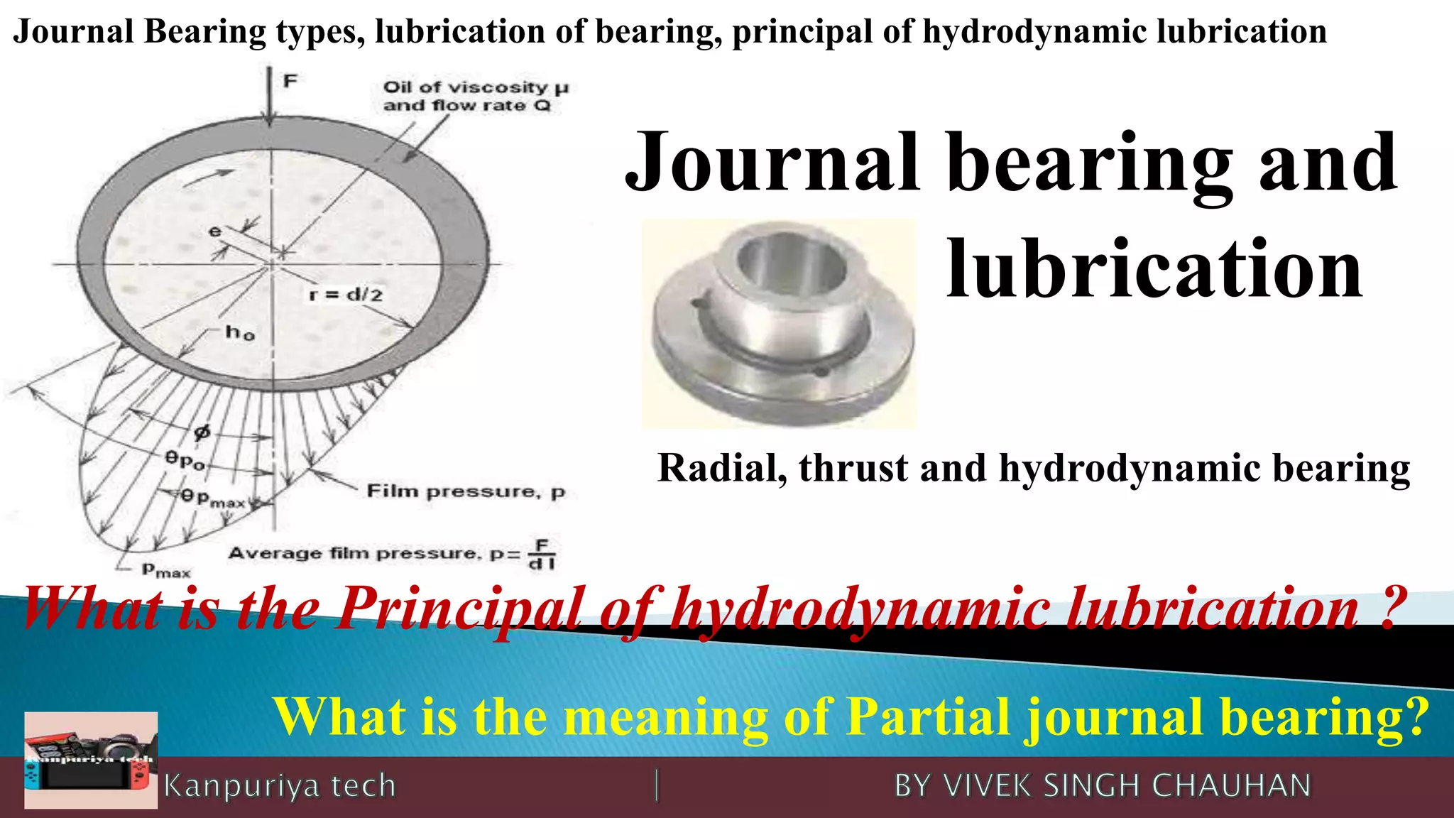 Sliding contact bearing part 1 PPT