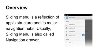 Android Training - Sliding Menu | PPT