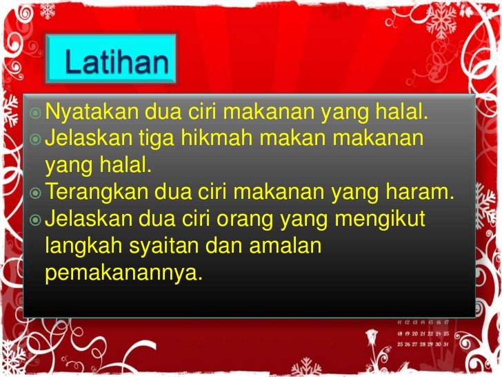 Makanan Halal An Haram