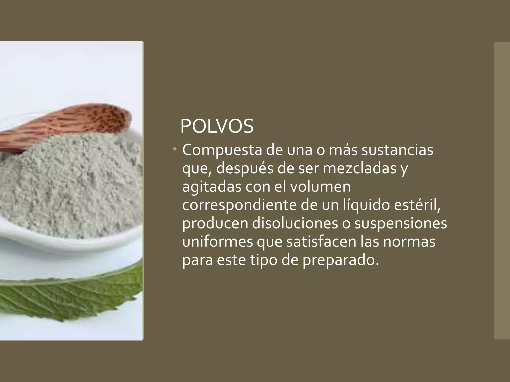 Forma farmaceútica Sólidos PPT