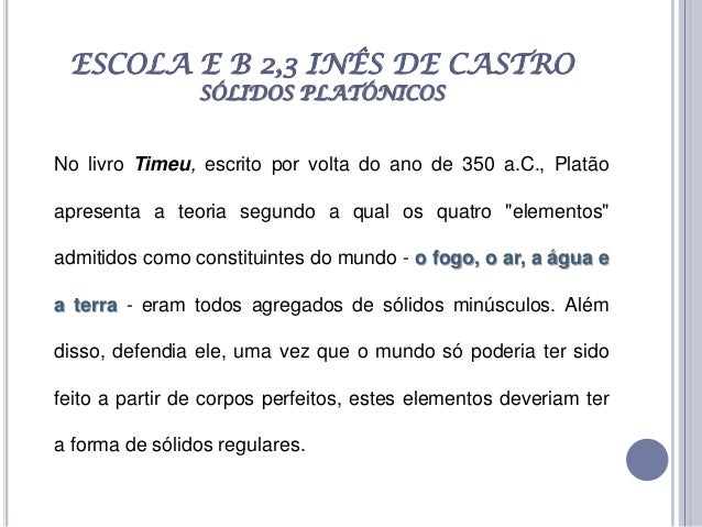 Sólidos platónicos . carolina 5ºa