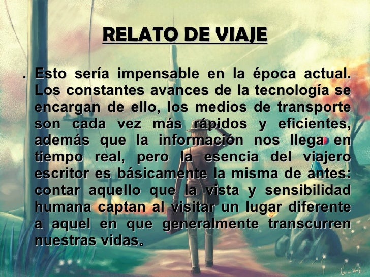 Relato de Viaje