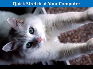 Quick Stretch at Your Computer

 