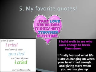 5. My favorite quotes!