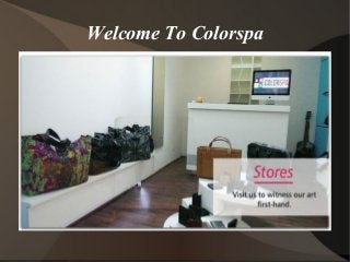 Welcome To Colorspa
 