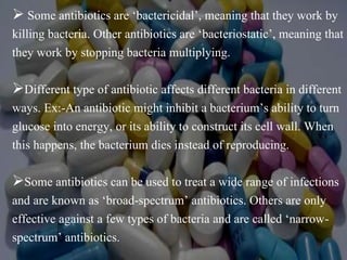 Antibiotics | PPTX
