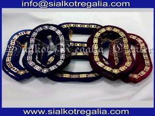 Masonic regalia Blue House chain collar 