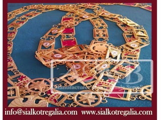 Masonic regalia chain collar