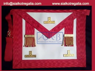 French Rite Masonic French rite WM apron metal TAU | PPTX