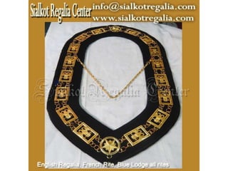 Masonic regalia 32nd degree chain collar
