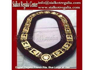Masonic chain collar gold plated 