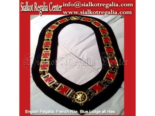 Regalia Masonic chain collar Knight Templar