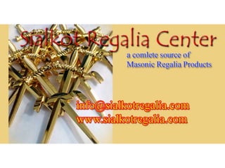 Masonic craft collar jewels-crossed swords