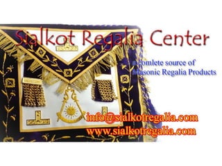 Blue lodge Past master apron-gold embroidered 