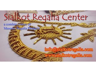 masonic regalia past master apron-gold embroidery