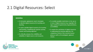 2.2 Digital Resources: Create & Modify
 