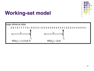 43 
Working-set model 
 