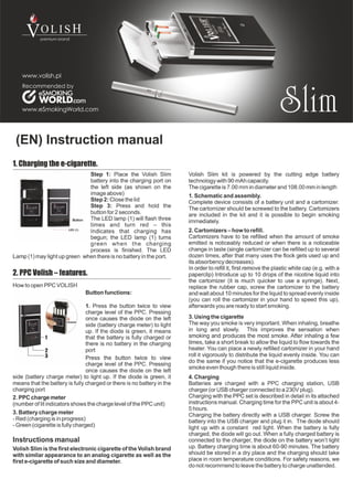 Instruction Manual for Volish Slim