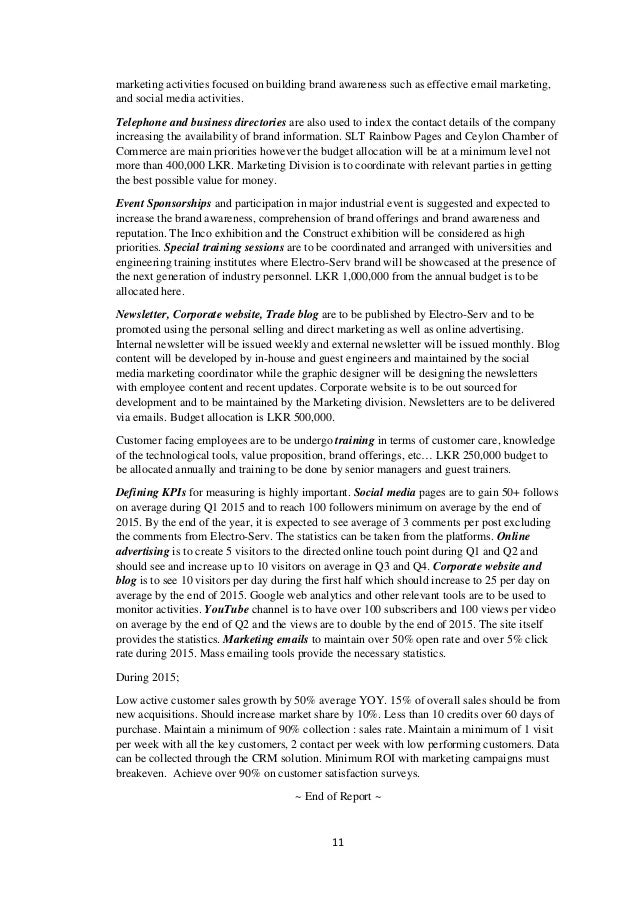 Cim integrated communications assignment example 04 picture