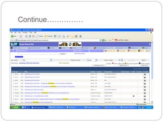 Project Report on Slim 21Software PPT Slides | PPTX