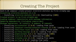 Creating The Project
 