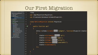 Our First Migration
 