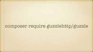 composer require guzzlehttp/guzzle
 