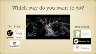 Which way do you want to go?
ComponentFull Stack
 