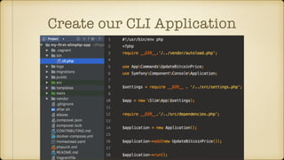 Create our CLI Application
 