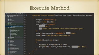 Execute Method
 