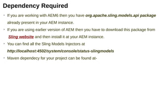 Understanding Sling Models in AEM | PDF
