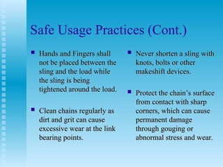 Sling Safety Ppt Ppt