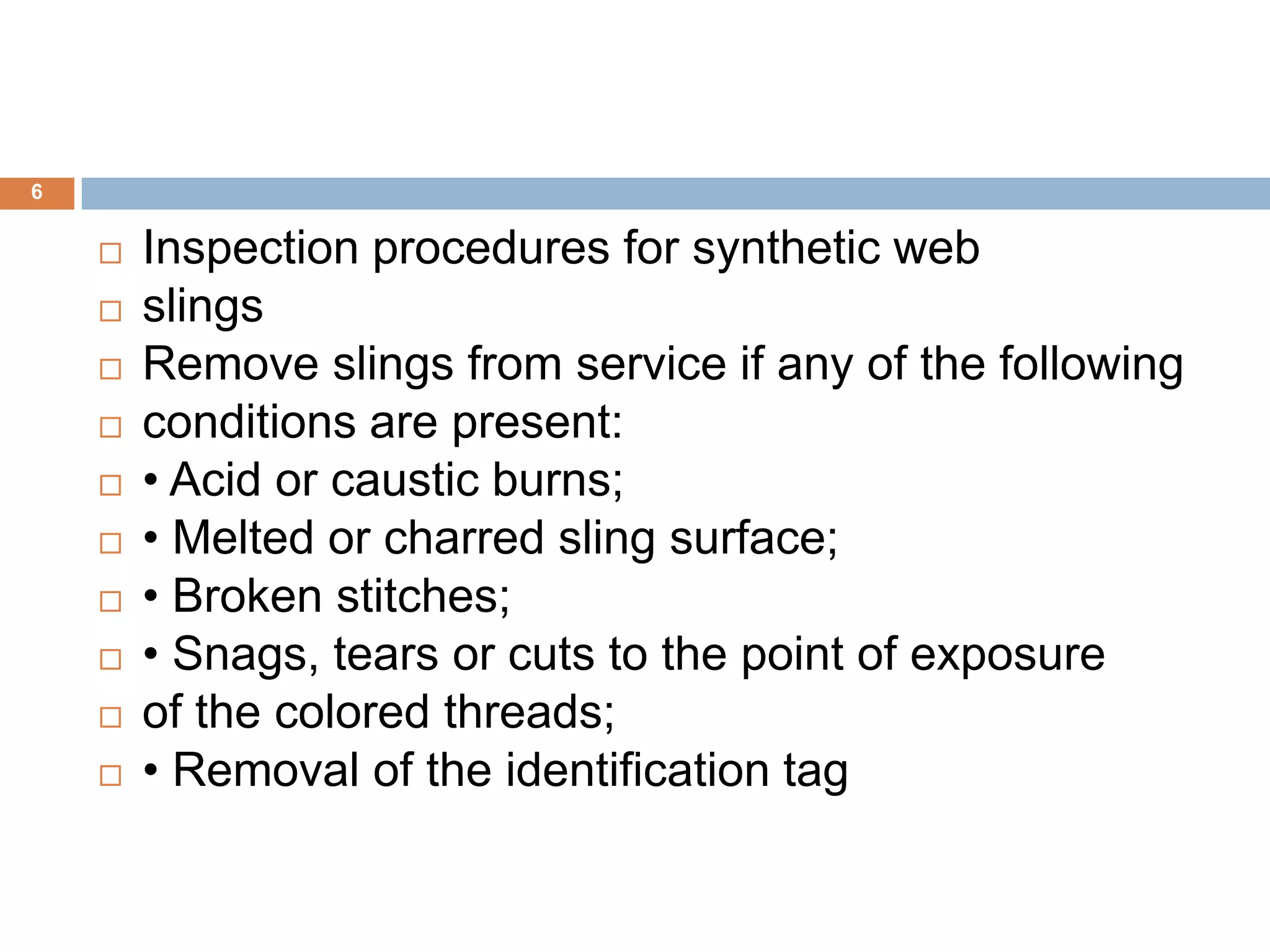 Slings Safety Ppt Free Download