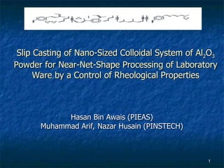 Nazar Lab SLIP CASTING presentation by Dr fahad Ali (final) 3.ppt