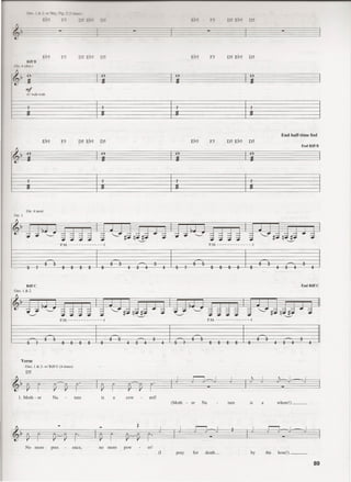 Slipknot all hope is gone (guitar tabs) | PDF