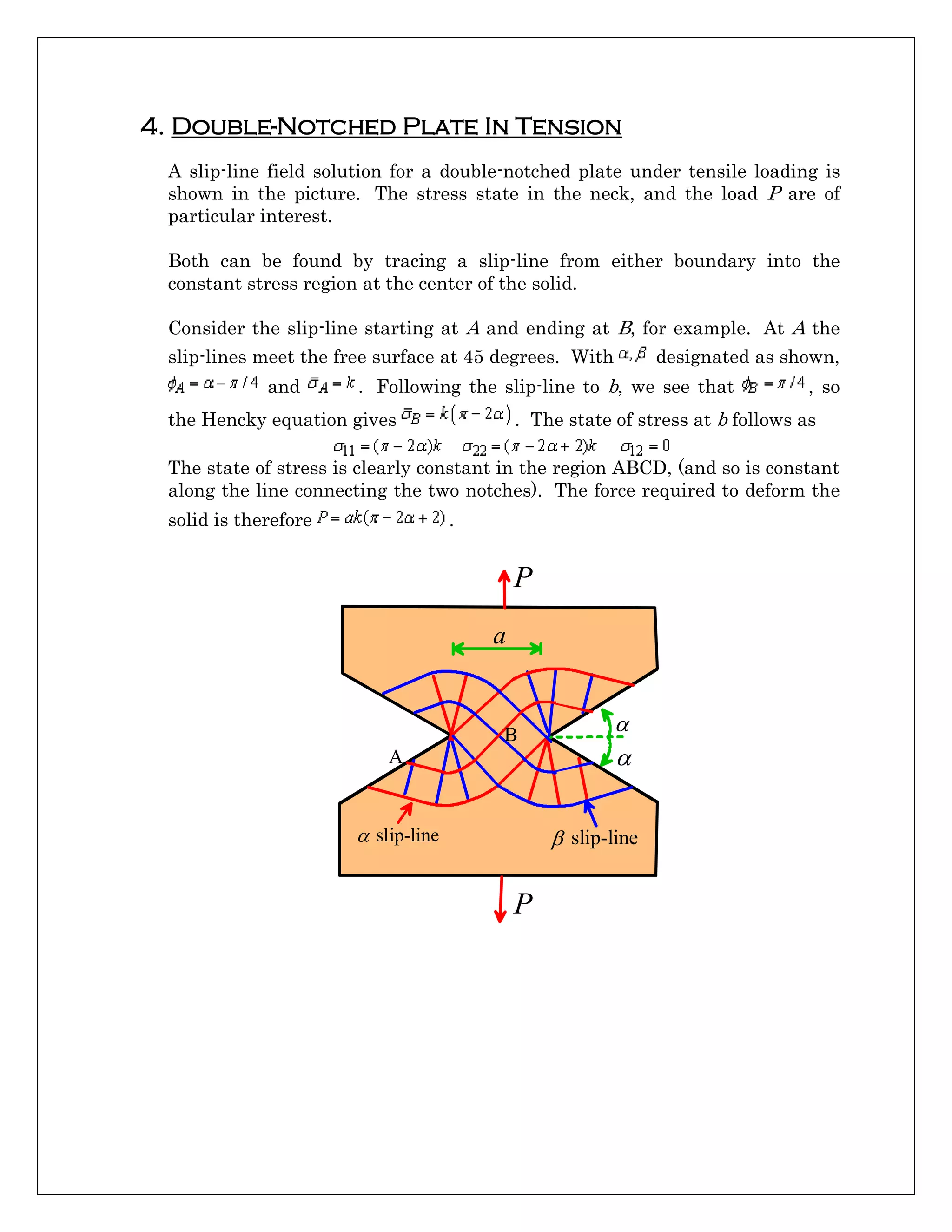 Sliding Line Method Slip Line Field Method | PDF