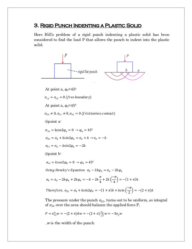 Slip Line Field Method