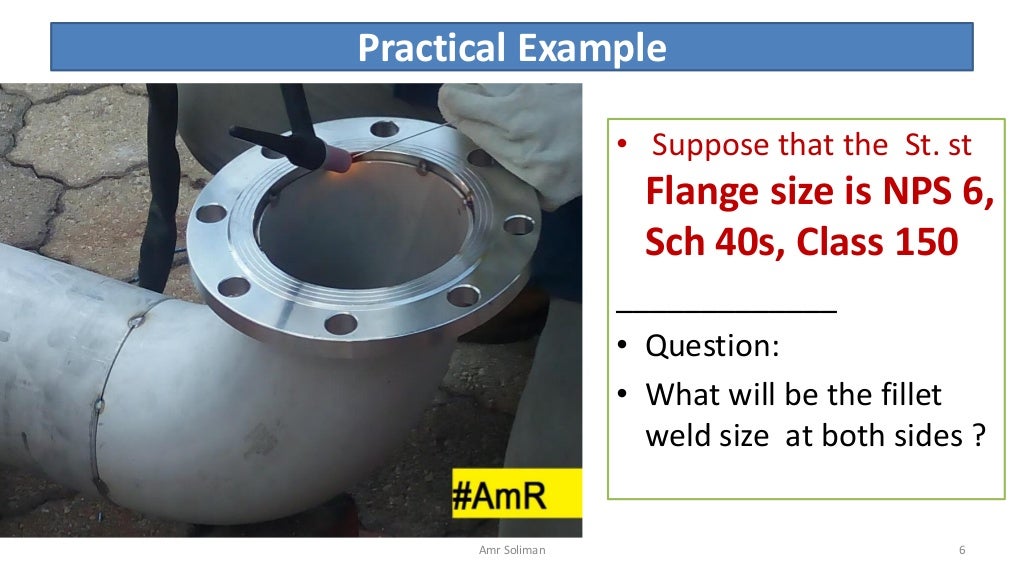 Slip on flange welding according TO asme b31.3
