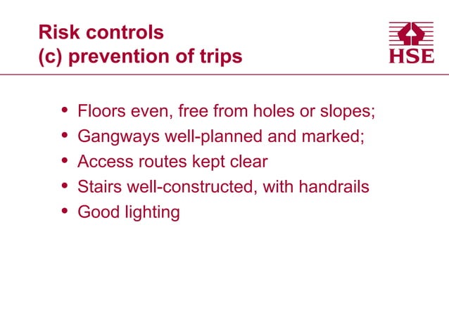Slips and Trips hazards causes risk assessment | PPT | Foot Health ...