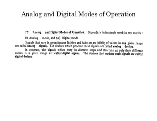 Introduction to Instrumentation part 2 Sawhney | PDF