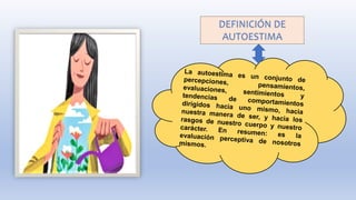 DEFINICIÓN DE
AUTOESTIMA
 