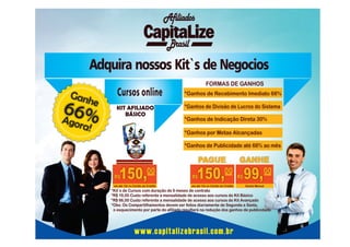 Apresentação Capitalize Brasil 