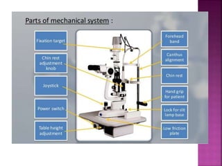Slit Lamp Function Slit lamp | PPTX