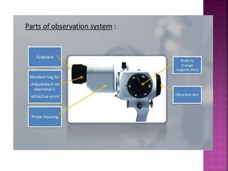 Slit Lamp Function Slit lamp | PPTX