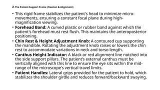 Microscope Forehead Rest Comprehensive Overview of Slit Lamp Biomicroscopy in Ophthalmology | PPTX