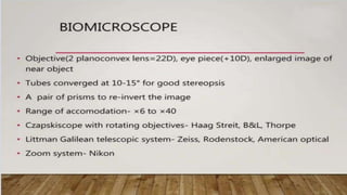 SLIT LAMP BIOMICROSCOPY EXAMINATION.pptx
